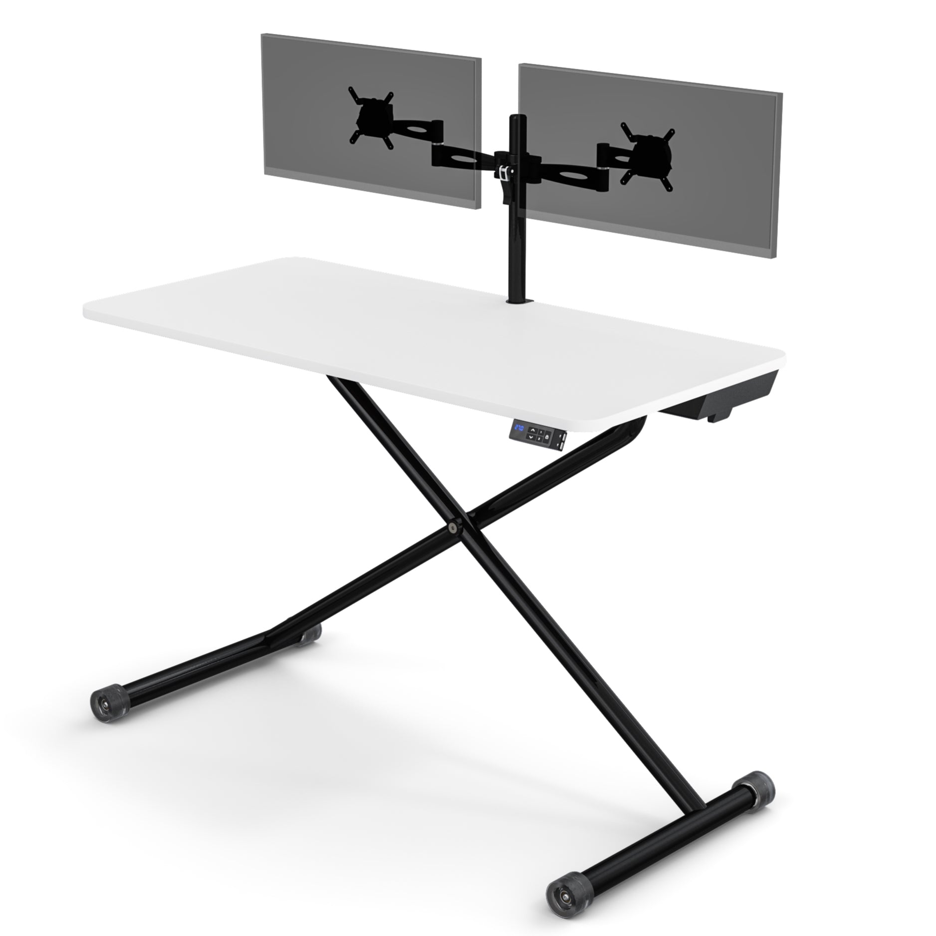 Lillipad Electric Floor to Stand Desk — Fully Assembled