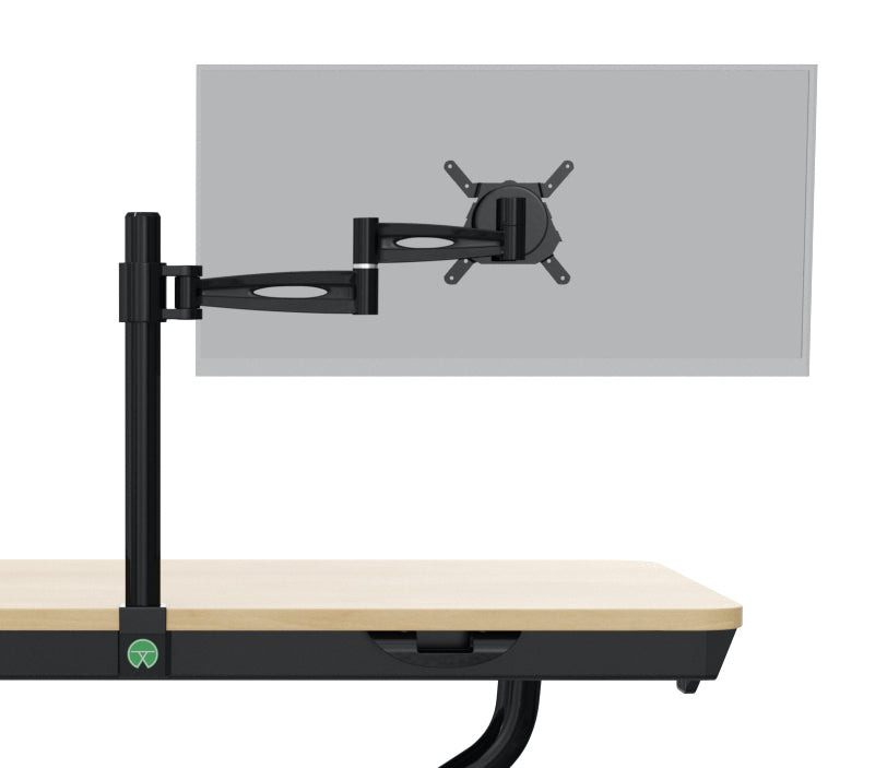 Single Monitor Arm - quick release & install